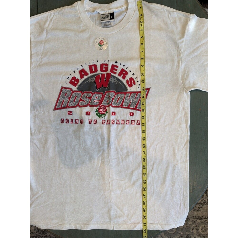 University Of Wisconsin Badgers 2000 Rose Bowl Shirt - Picture 6 of 7